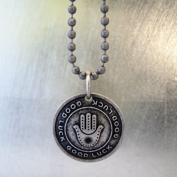 Marc By Marc Jacobs Other - Marc Jacobs Good Luck Charm Necklace Pewter Finish